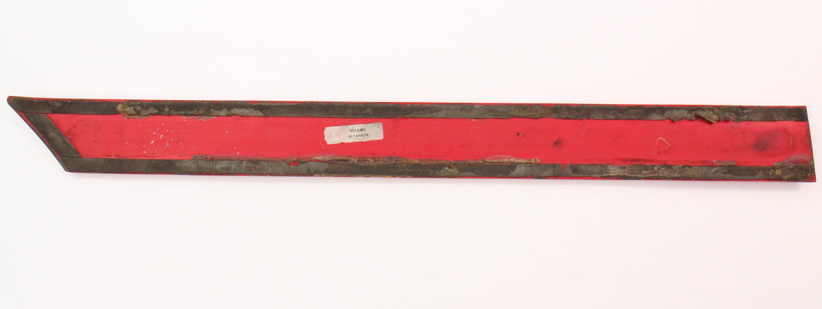LH Rear Side Molding Trim Rub 93-99 VW Golf GTI 2 Door MK3 Red - 1HM 853 535 H