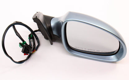 RH Exterior Side View Door Mirror 06-10 VW Passat B6 LA7T United Gray - Genuine