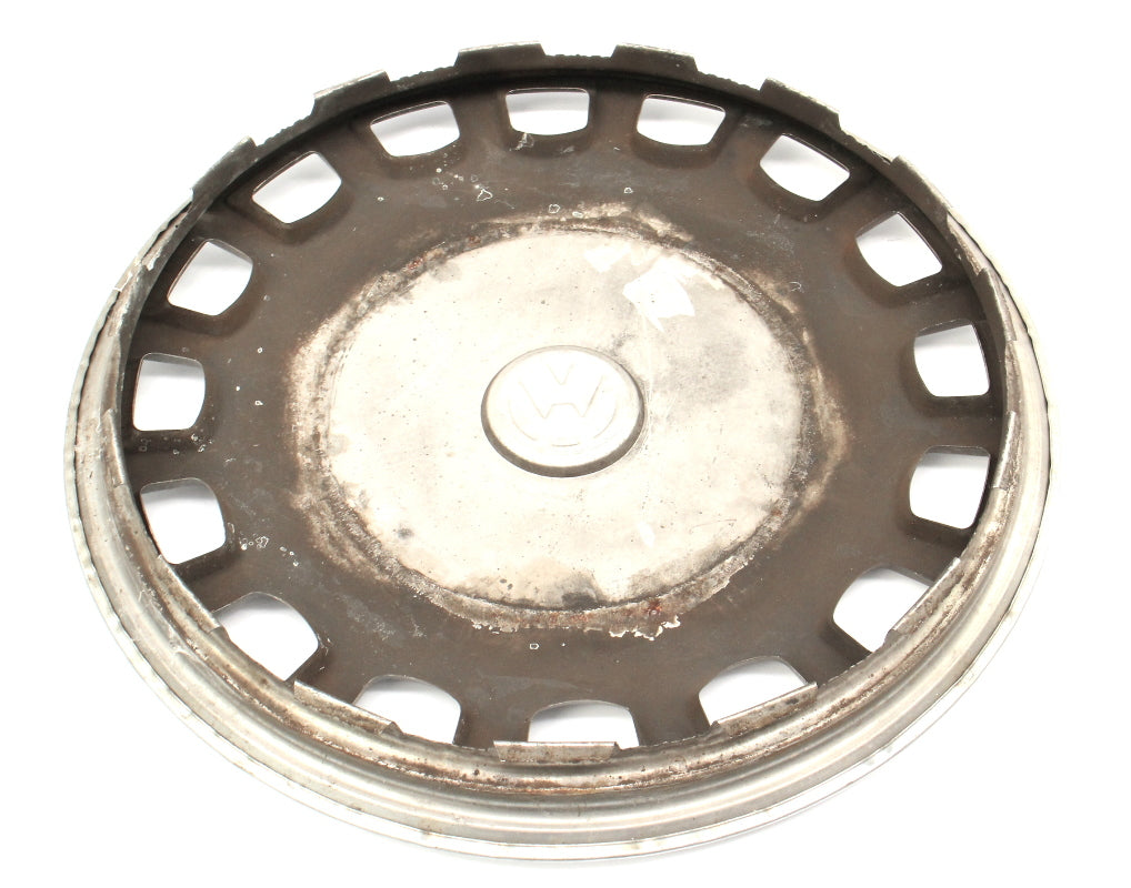 Metal 13" Hub Cap Wheel Cover VW Jetta Golf Rabbit Pickup Mk1 MK2 - Genuine -