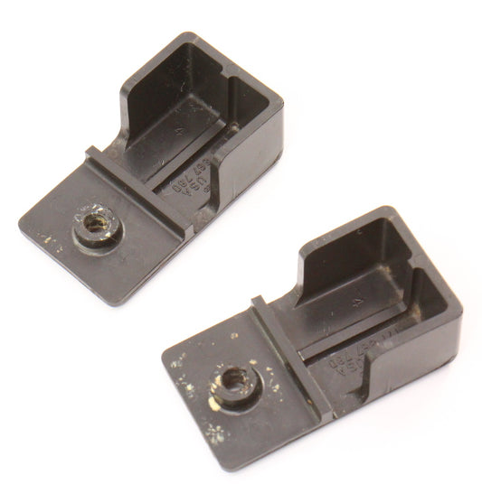 Rear Seat Cargo Cover Mounts Set 75-84 VW Rabbit MK1 ~ Genuine ~ 171 867 780