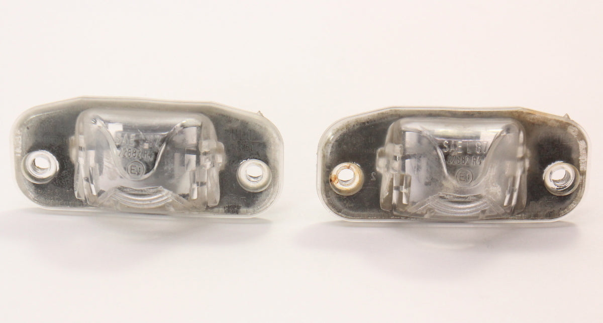 License Plate Lamps Lights 90-94 VW Passat B3 - Genuine
