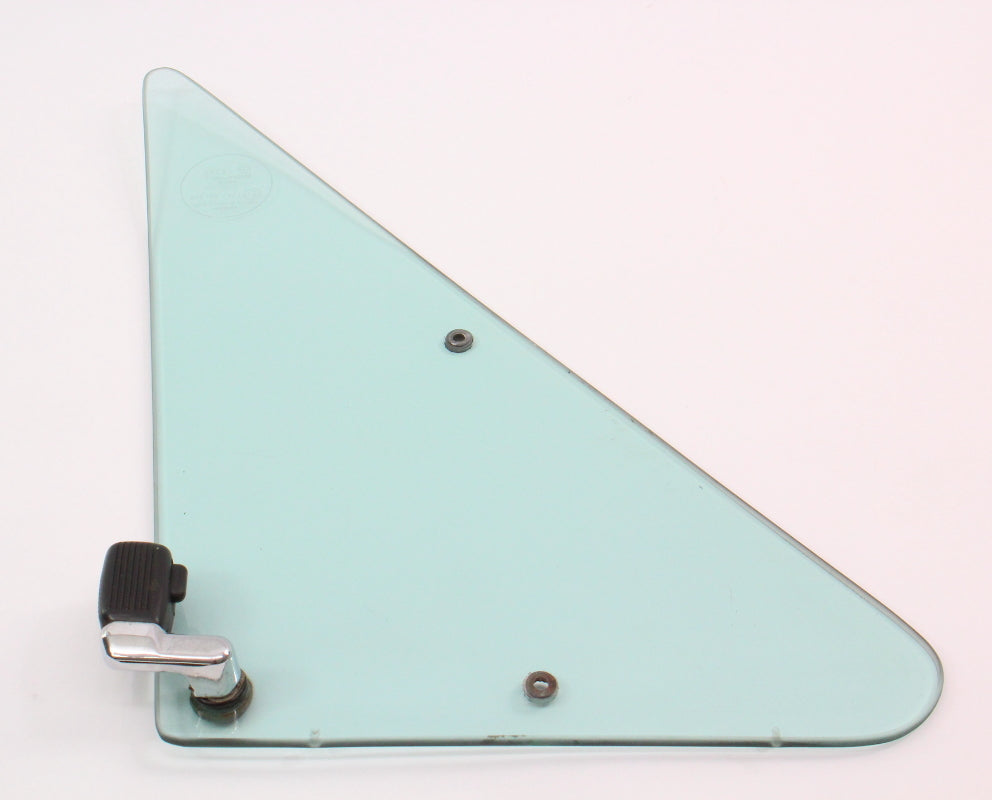LH Bolt Thru Vent Window Door Glass 75-84 VW Rabbit GTI Cabriolet MK1 - Genuine