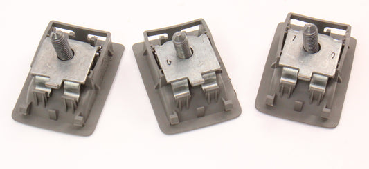 Rear Child Seat Safety Latch Hooks 05-10 VW Jetta MK5 Grey - Genuine 1K5 887 267