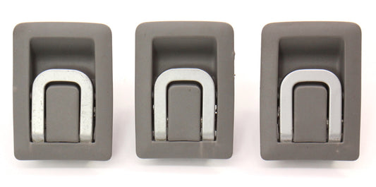 Rear Child Seat Safety Latch Hooks 05-10 VW Jetta MK5 Grey - Genuine 1K5 887 267