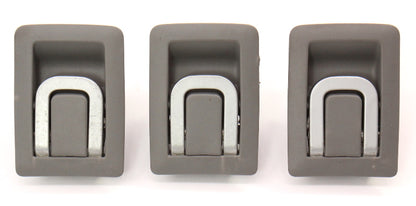 Rear Child Seat Safety Latch Hooks 05-10 VW Jetta MK5 Grey - Genuine 1K5 887 267