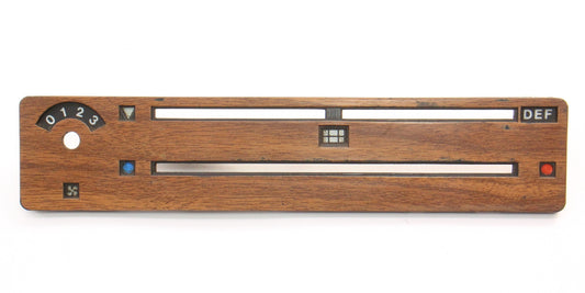 Climate Temp Control Trim Panel 1978 VW Dasher Wood - 88 352 140 / 321 919 395
