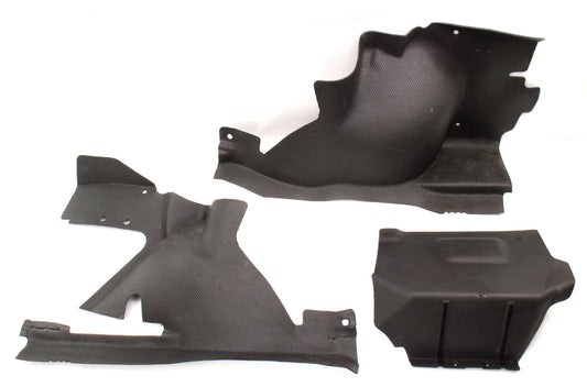Trunk Side Panel Liners 95-02 VW Cabrio MK3 MK3.5 - Genuine - 1E0 857 467