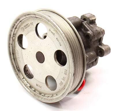 Power Steering Pump & Pulley 02-06 Audi A4 B6 1.8T - Genuine - 8E0 145 153 ES
