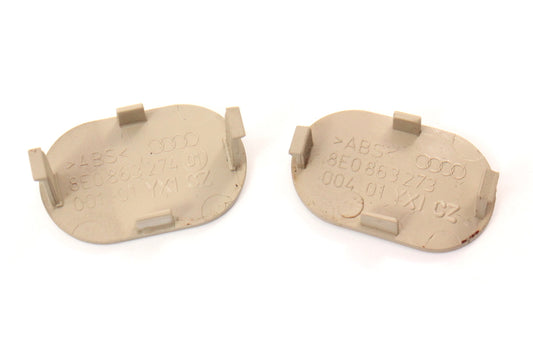 Center Console Screw Caps 02-05 Audi A4 S4 B6 Beige Genuine - 8E0 863 274 / 273