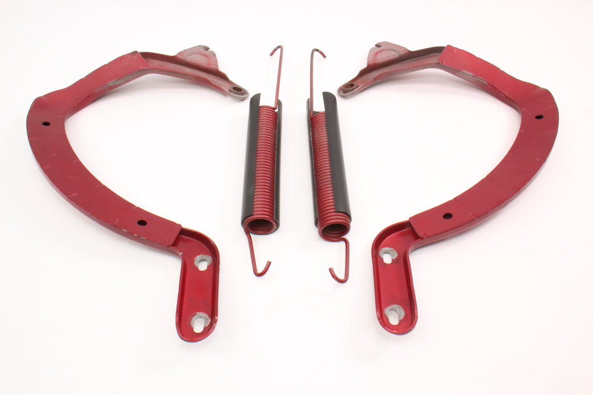 Trunk Hinges & Springs 85-92 VW Jetta MK2 - LA3V Red - Genuine
