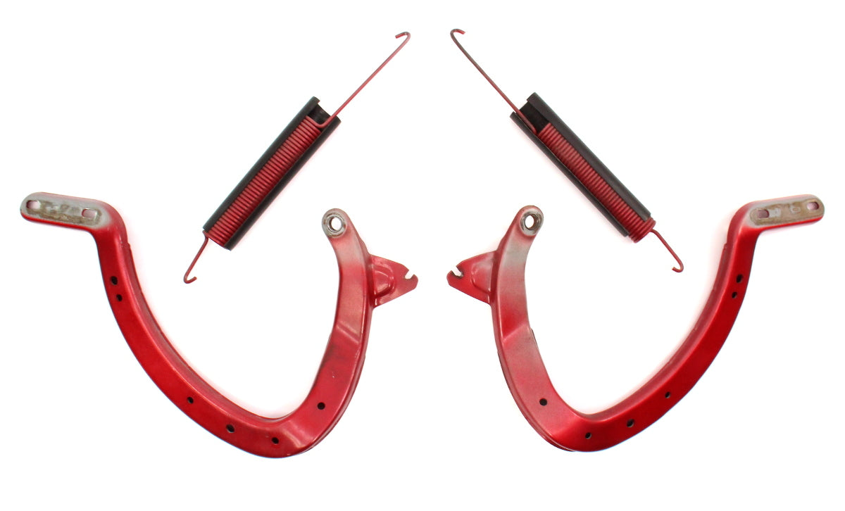 Trunk Hinges & Springs 85-92 VW Jetta MK2 - LA3V Red - Genuine