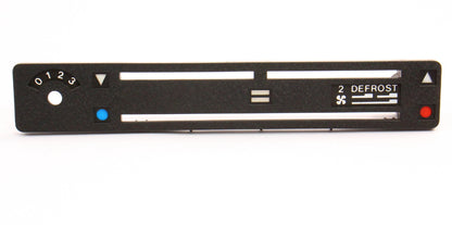 Climate Temp Controls Trim Face Plate 75-80 VW Rabbit MK1 Early . 171 919 383 E