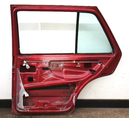 RH Rear Door Shell 85-92 VW Jetta Golf MK2 4DR LA3Z Red - Genuine