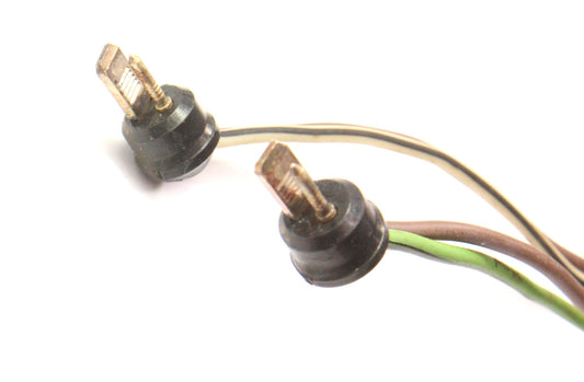 Radio Wiring Harness Plugs 81-84 VW Rabbit Jetta MK1 - Genuine - 175 971 727 A