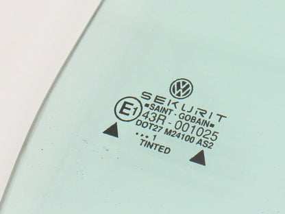 RH Front Exterior Door Window Side Glass 80-93 VW Rabbit Cabriolet MK1 - Genuine