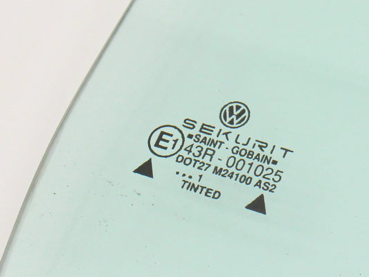 RH Front Exterior Door Window Side Glass 80-93 VW Rabbit Cabriolet MK1 - Genuine