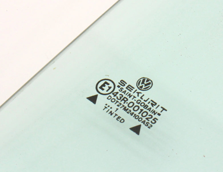 LH Rear Window Side Glass 80-93 VW Rabbit Convertible Cabriolet MK1 - Genuine -