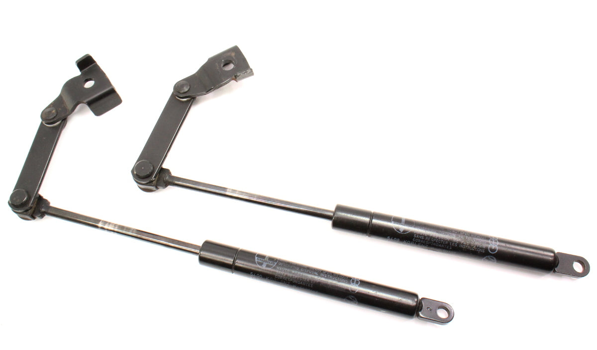 Convertible Top Support Hinge Struts 80-93 VW Rabbit Cabriolet MK1 - Genuine