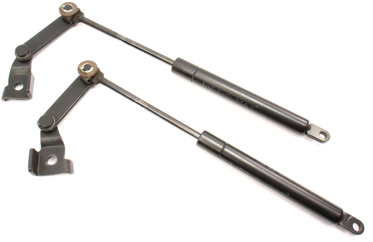 Convertible Top Support Hinge Struts 80-93 VW Rabbit Cabriolet MK1 - Genuine