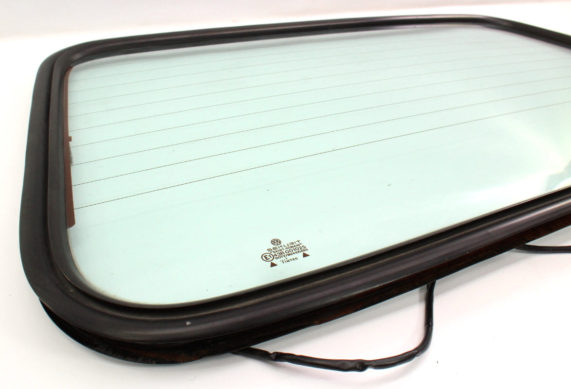Convertible Top Rear Window Glass & Seal 80-93 VW Cabriolet Rabbit MK1 ~ Genuine