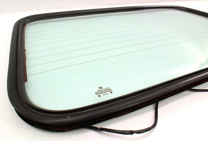 Convertible Top Rear Window Glass & Seal 80-93 VW Cabriolet Rabbit MK1 ~ Genuine