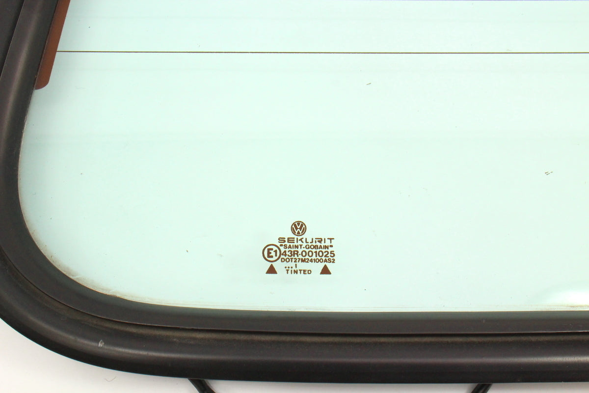 Convertible Top Rear Window Glass & Seal 80-93 VW Cabriolet Rabbit MK1 ~ Genuine