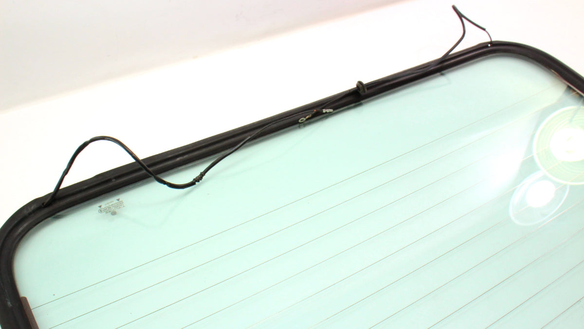 Convertible Top Rear Window Glass & Seal 80-93 VW Cabriolet Rabbit MK1 ~ Genuine