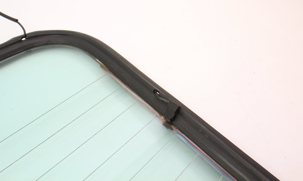 Convertible Top Rear Window Glass & Seal 80-93 VW Cabriolet Rabbit MK1 ~ Genuine