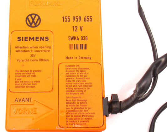 Airbag Control Module Computer 90-93 VW Cabriolet - Genuine - 155 959 655