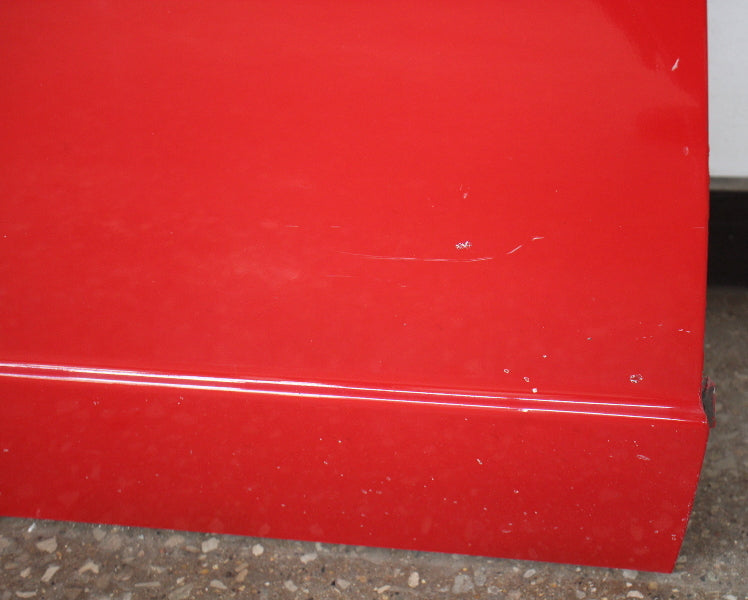 Pair Door Shell Skins 80-93 VW Rabbit Convertible Cabriolet MK1 Red - Genuine
