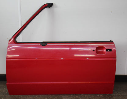 Pair Door Shell Skins 80-93 VW Rabbit Convertible Cabriolet MK1 Red - Genuine