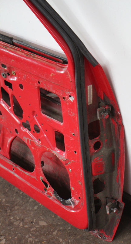 Pair Door Shell Skins 80-93 VW Rabbit Convertible Cabriolet MK1 Red - Genuine