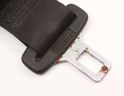Rear Seat Lap Belt 85-92 VW Cabriolet - Black - Genuine - 533 857 813 B