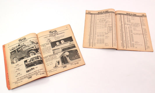 Vintage 1982 Man-A-Fre Parts & Accessories Catalog #180 180A Toyota Land Cruiser
