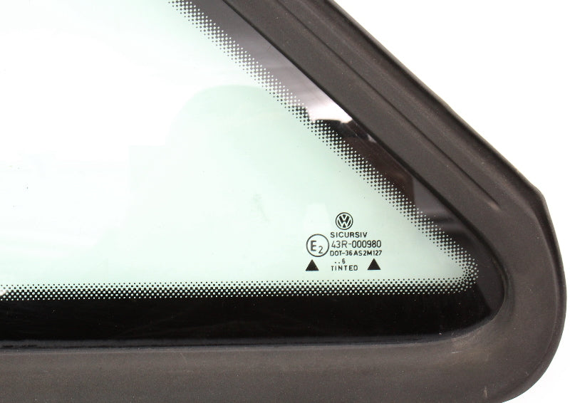 LH Rear Side Window Quarter Corner Exterior Glass 90-97 VW Passat B3 B4 Sedan