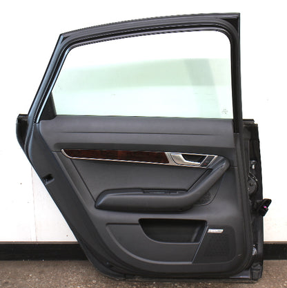 LH Rear Complete Door Assembly 05-11 Audi A6 S6 C6 LZ7Q Oyster Grey