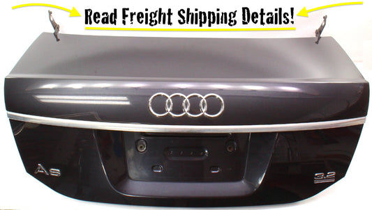 Trunk Deck Lid 05-11 Audi A6 C6 Sedan LZ7Q Oyster Grey - Genuine