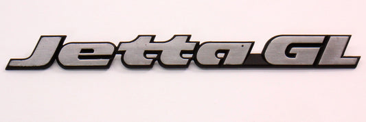 Trunk Emblem Rear Badge Logo 85-92 VW Jetta GL MK2 - Genuine - 165 853 687 P