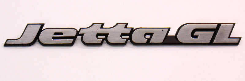 Trunk Emblem Rear Badge Logo 85-92 VW Jetta GL MK2 - Genuine - 165 853 687 P