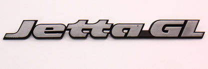 Trunk Emblem Rear Badge Logo 85-92 VW Jetta GL MK2 - Genuine - 165 853 687 P