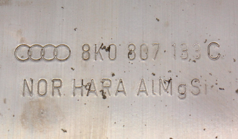 LH Frame Rail End Bumper Mount Bracket 09-16 Audi A4 S4 A5 S5 B8 - 8K0 807 133 C