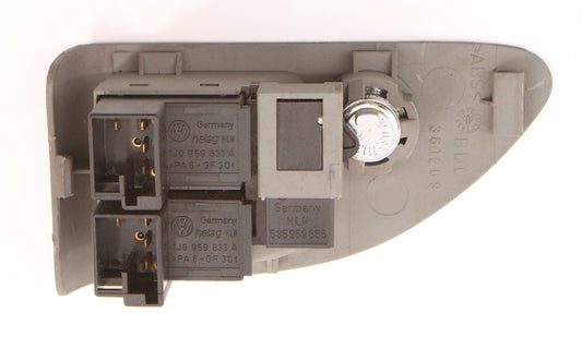 Gas Fuel Door Trunk Switches Lock Trim Gray 98-05 VW Passat B5 B5.5 - Genuine
