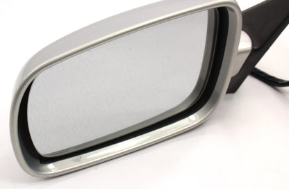 LH Exterior Side View Door Mirror 98-04 VW Passat B5 LB7Z Silver - Genuine