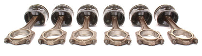 Set Of 6 Piston & Connecting Rod 98-05 Audi A6 A4 VW Passat B5 ATQ V6 2.8 30v