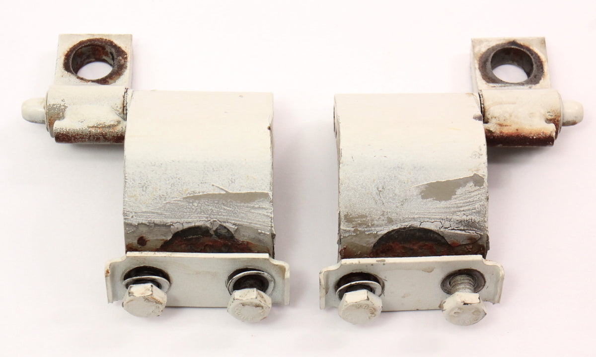 Trunk Lid Hinges 80-93 VW Rabbit Convertible Cabriolet MK1 White 155 827 301 302