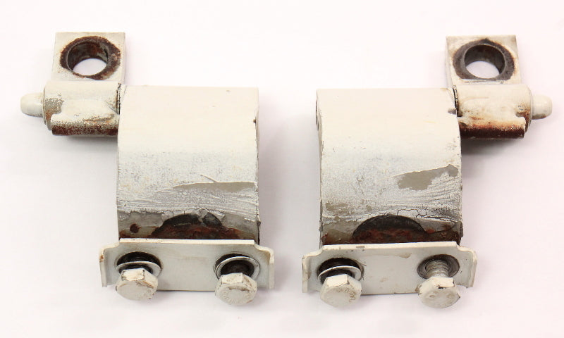 Trunk Lid Hinges 80-93 VW Rabbit Convertible Cabriolet MK1 White 155 827 301 302