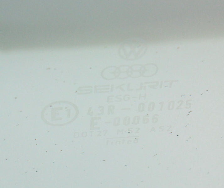 LH Front Door Window Side Glass 80-93 VW Rabbit Convertible Cabriolet MK1