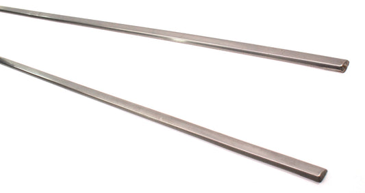 2x Chrome Exterior Lower Rocker Body Trim Moldings 75-84 VW Rabbit Mk1 : Genuine
