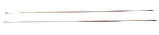 2x Chrome Exterior Lower Rocker Body Trim Moldings 75-84 VW Rabbit Mk1 : Genuine