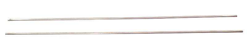 2x Chrome Exterior Lower Rocker Body Trim Moldings 75-84 VW Rabbit Mk1 : Genuine